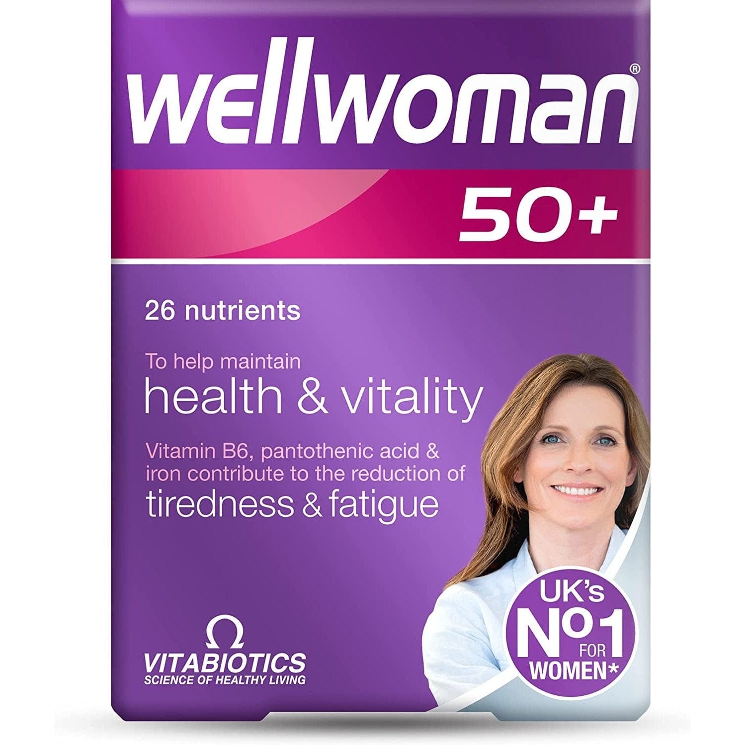 Vitabiotics Wellwoman 50+ vitamin and mineral, 30 Tablets, Pack of 1 Clear Store