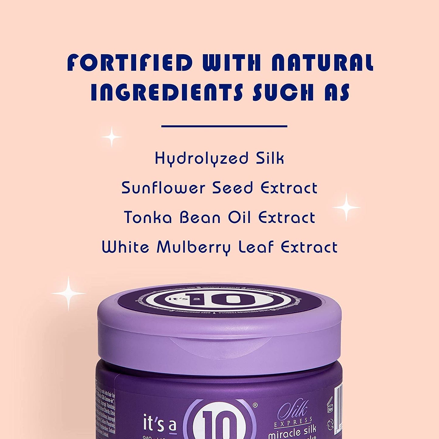 It'S a 10 Hairecare - Miracle Silk Express Hair Mask, Intense Conditioning, Adds Shine, Recondition Hair, Natural Ingredients, 240Ml