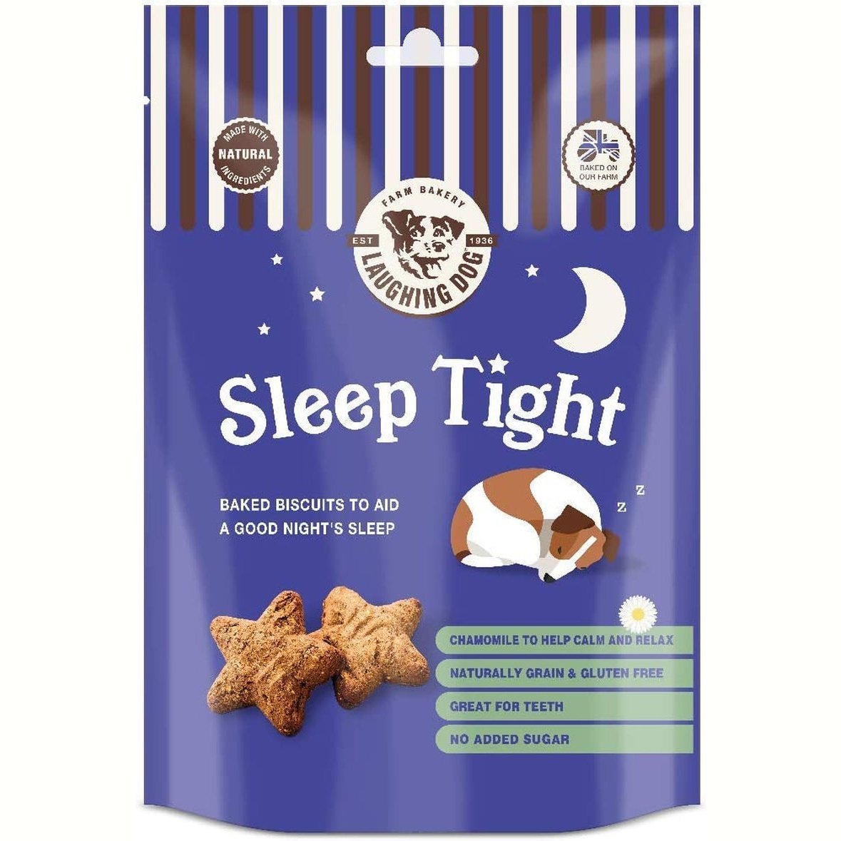 Sleep Tight - Naturally Grain Free Oven-Baked Dog Treats 125g Clear Store