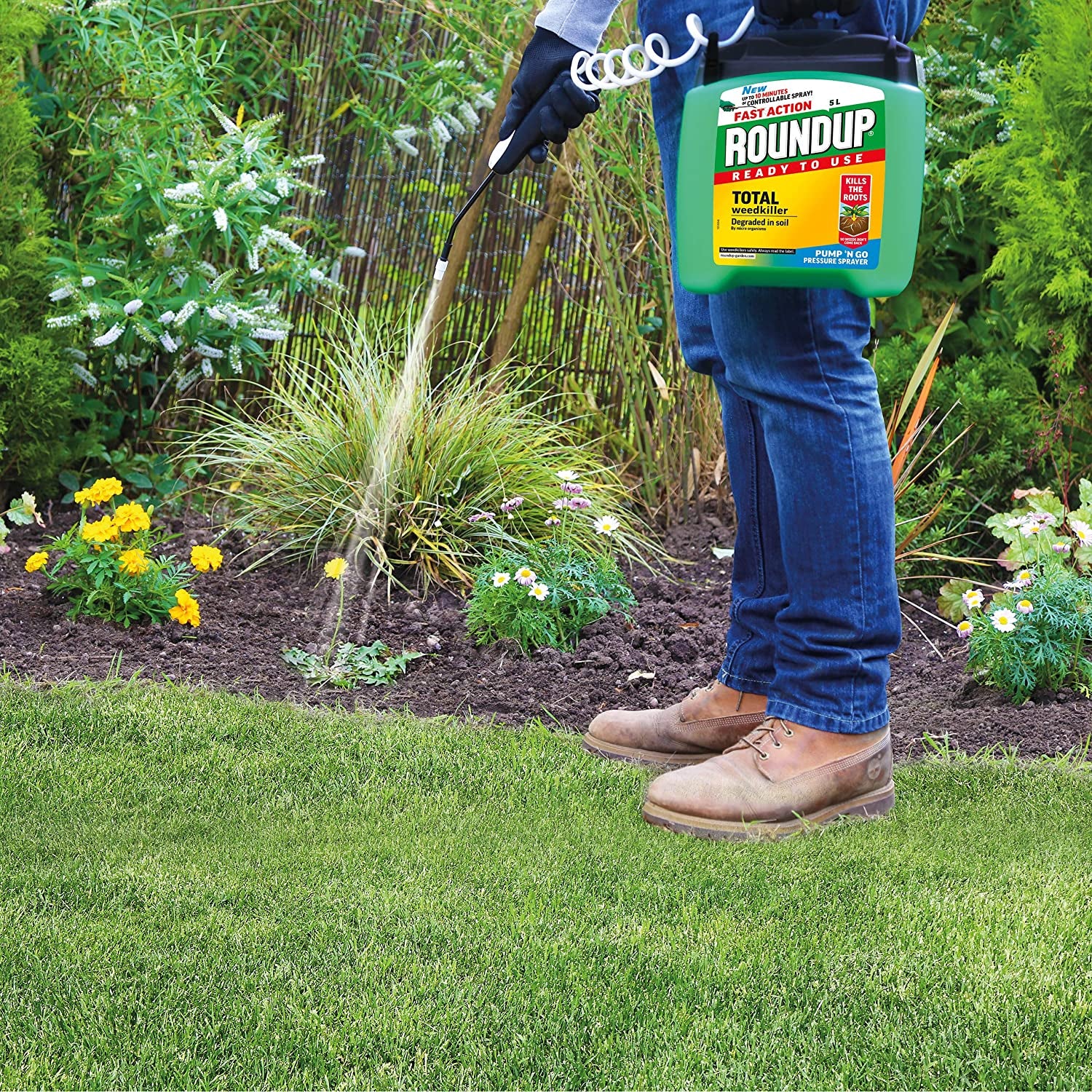 Fast Action Weedkiller Pump 'N Go Ready to Use Spray, 5 Litre