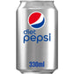 Pepsi Diet Cola Cans, 24 X 330ml Clear Store