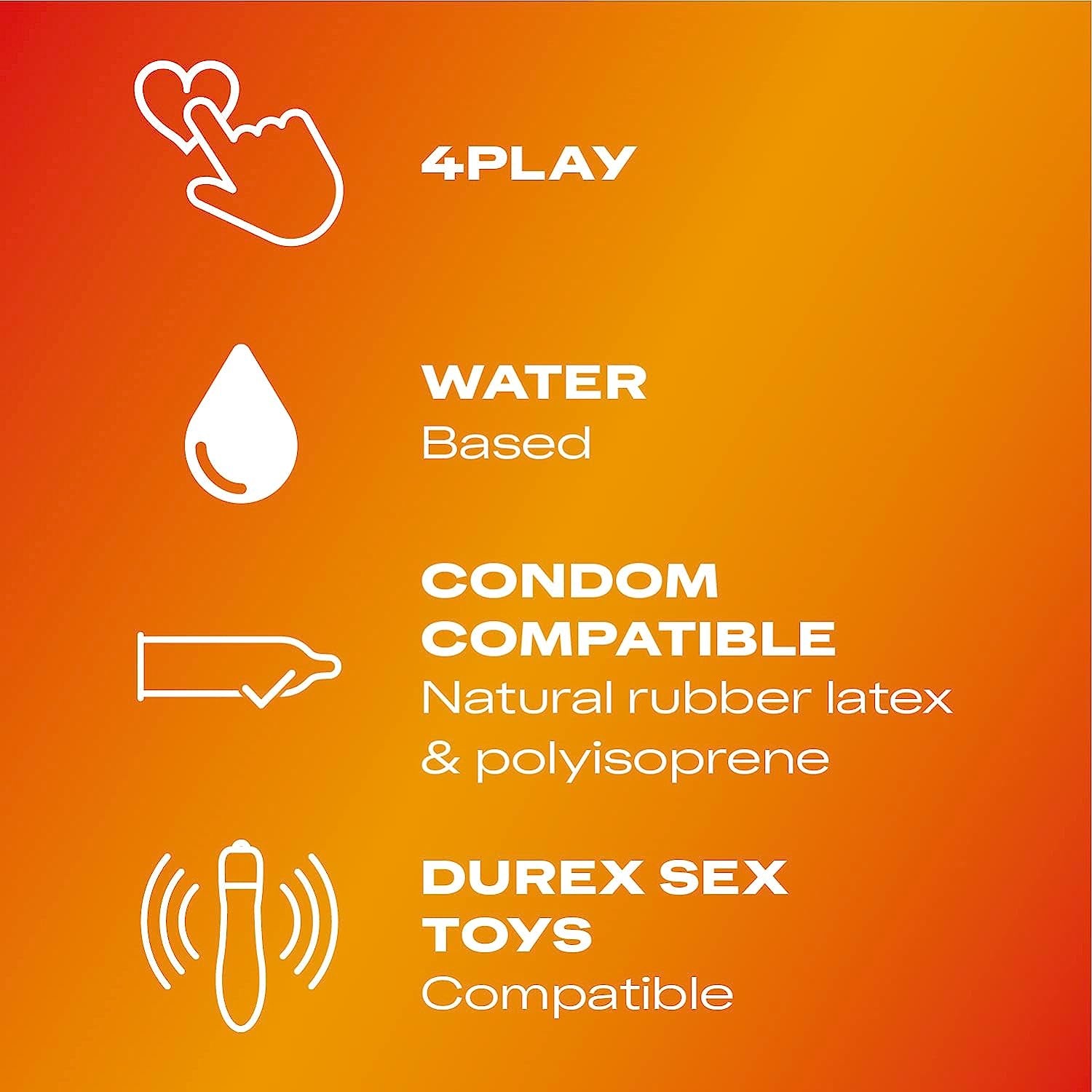 Durex 2 in 1 Massage Lube, Ylang Ylang, Lube for Men & Women Pleasure, 200Ml Each, Sensual Formula, Water Based Lube