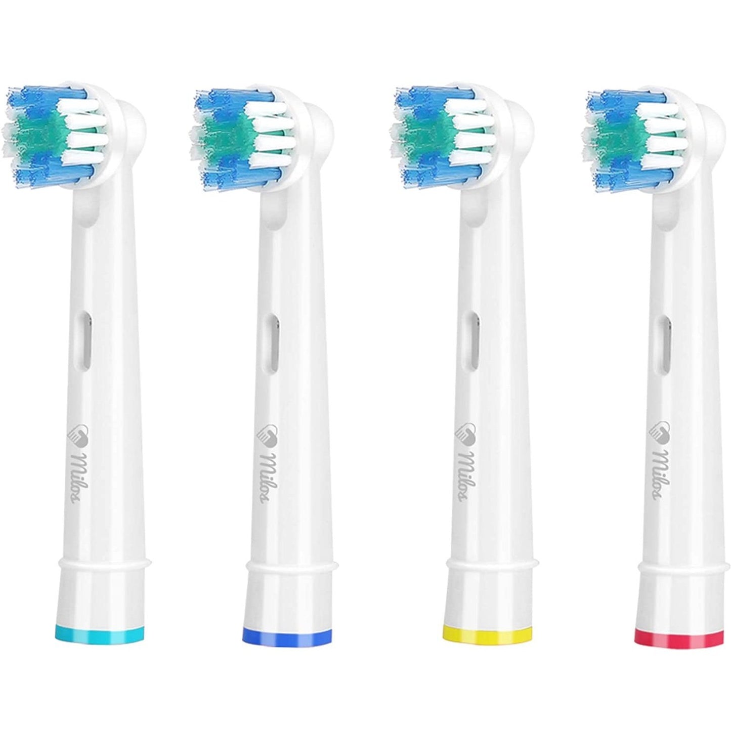 Replacement Electric Toothbrush Head Set - 4-Pack of Replacement Toothbrush Heads Compatible W/ Oral B and Braun - Teeth Cleaning Accessories Clear Store