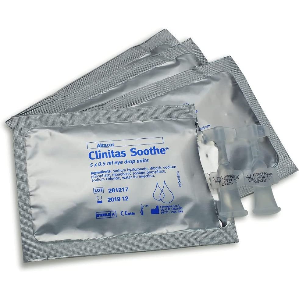 Clinitas Soothe Lubricant Eye Drops, 20 X 0.5 Ml Clear Store