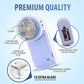 Larger Sized Electric Lint Bobble Remover and Fabric Shaver GC20010 with Free Extra Blade and More Powerful, Multi-Use De Fluffer and De Bobbler Machine for Clothes and More