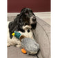 Honking and Squeaky Duck Plush Dog Toy