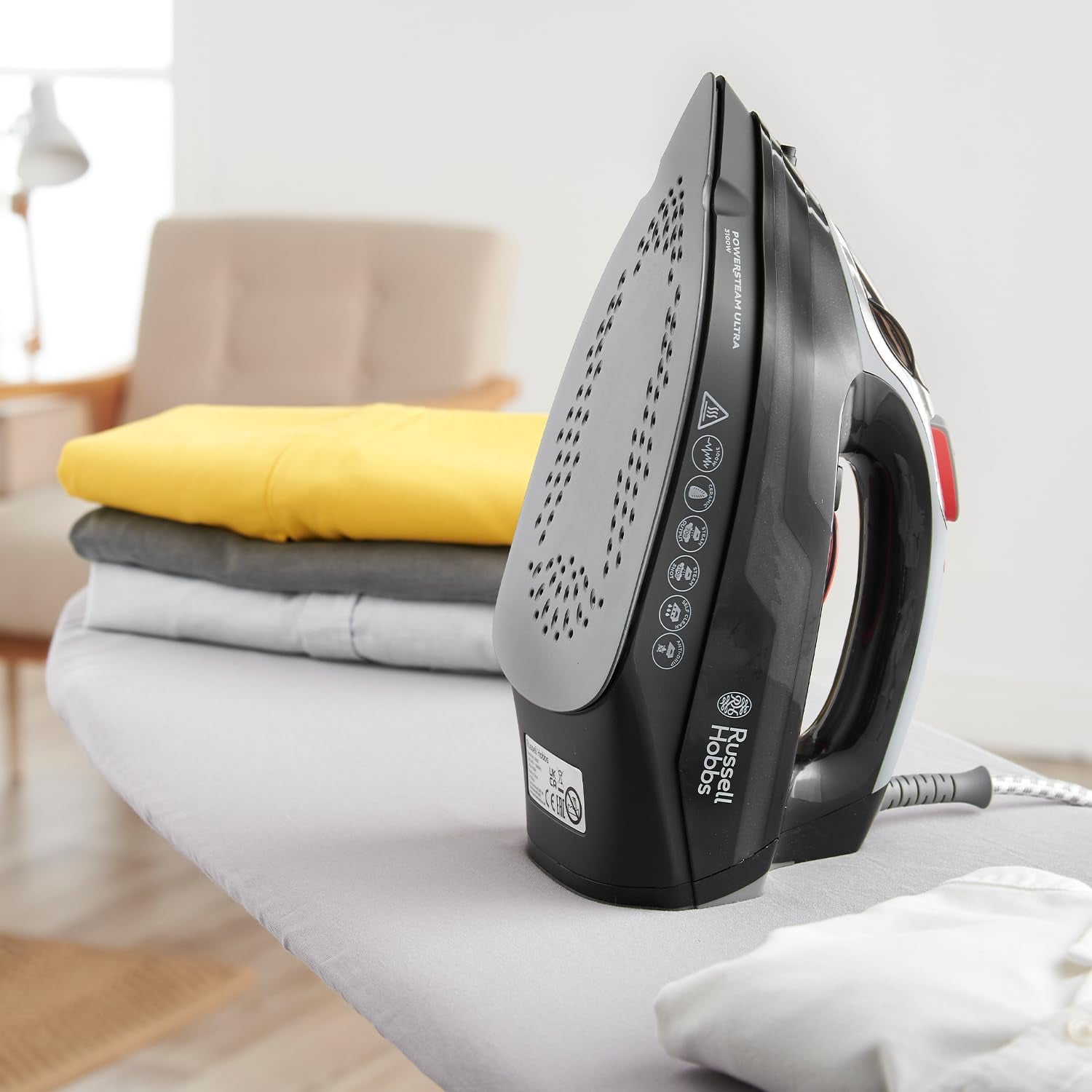 Powersteam Ultra 3100 W Vertical Steam Iron 20630 - Black and Grey