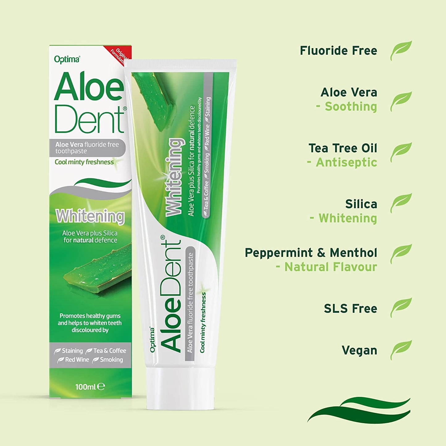 Aloedent, Whitening Aloe Vera Toothpaste 100ml Clear Store