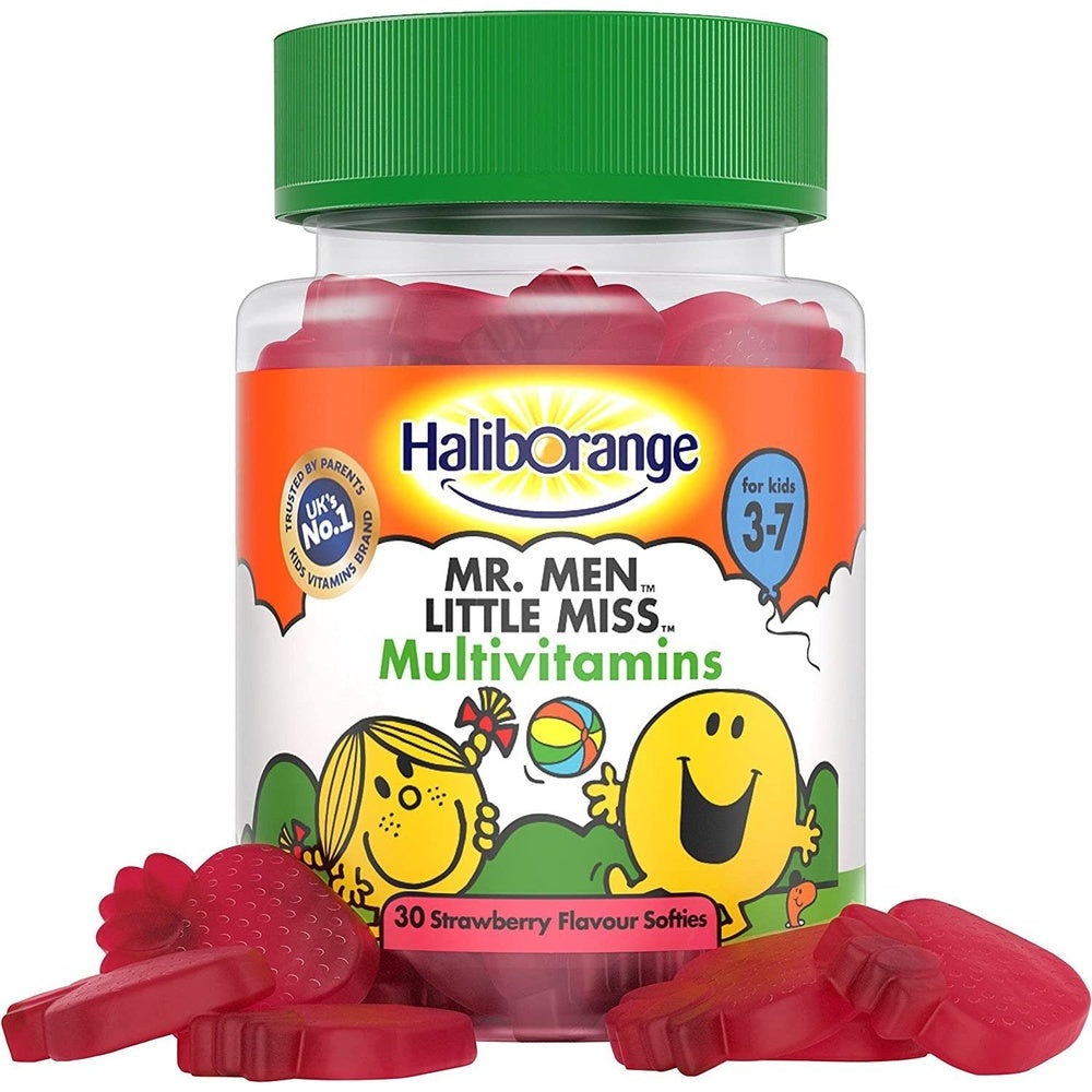 Haliborange Kids Mr. Men Little Miss Multivitamins Strawberry Softies, Capsule Clear Store