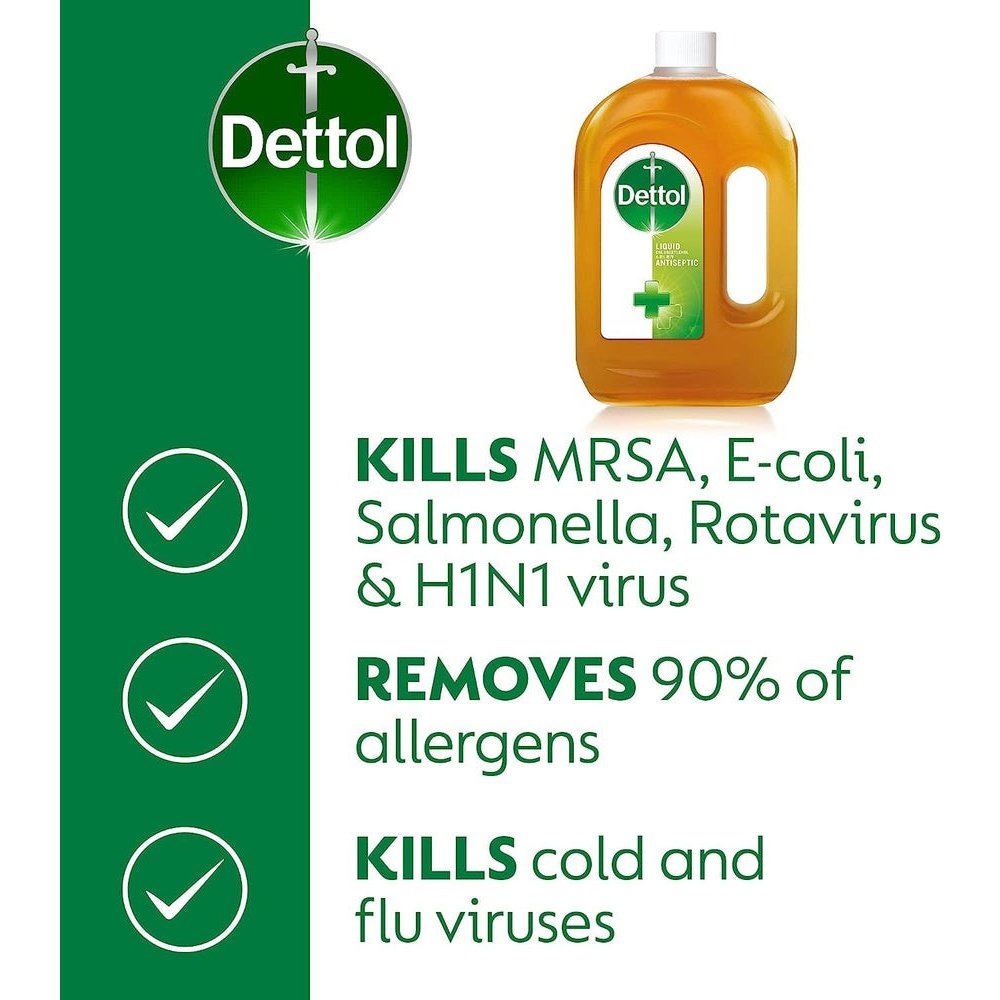 Dettol Antiseptic Disinfectant Liquid (6X750ml) Clear Store