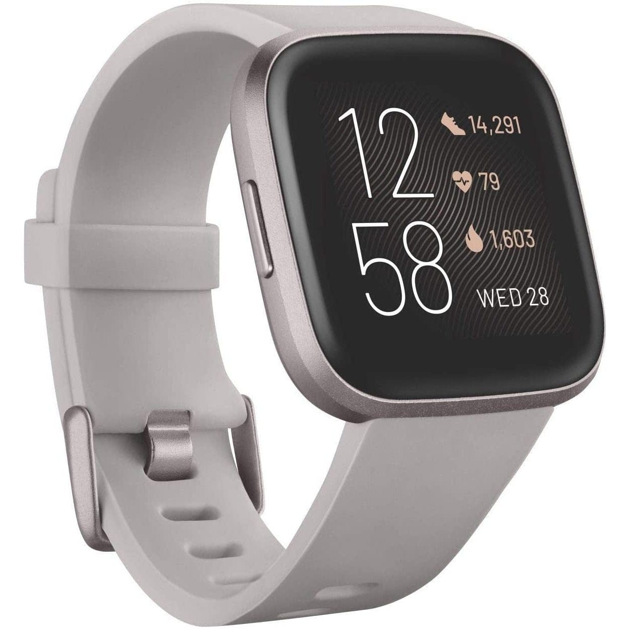 Versa 2 Health & Fitness Smartwatch with Voice Control, Sleep Score & Music Clear Store