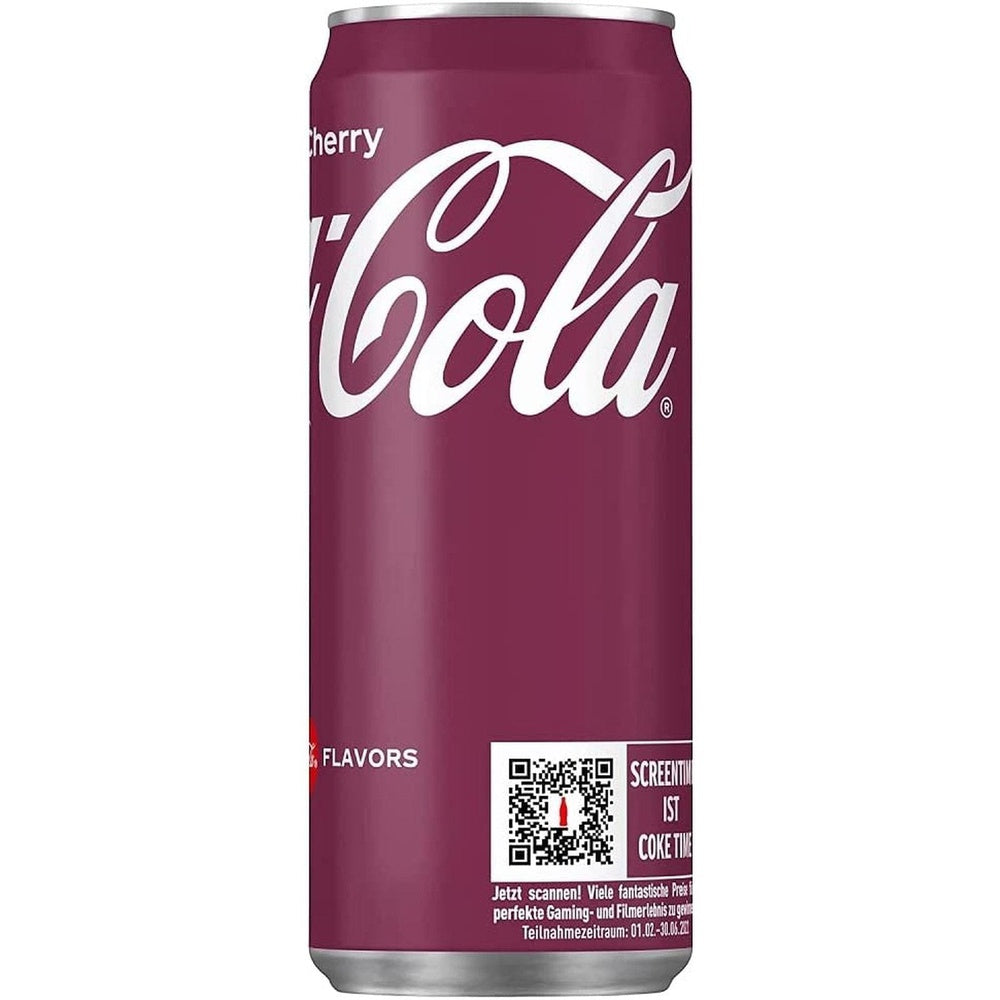 Coca Cola Can Cherry 24 x 330ml Clear Store