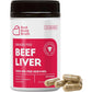 Beef Liver Capsules (30 Servings) - Made from New Zealand Grass Fed Liver - Ancestral Supplements Freeze Dried Beef - Desiccated Liver Supplements - Iron, Vitamin a & B12 for Long-Lasting Energy