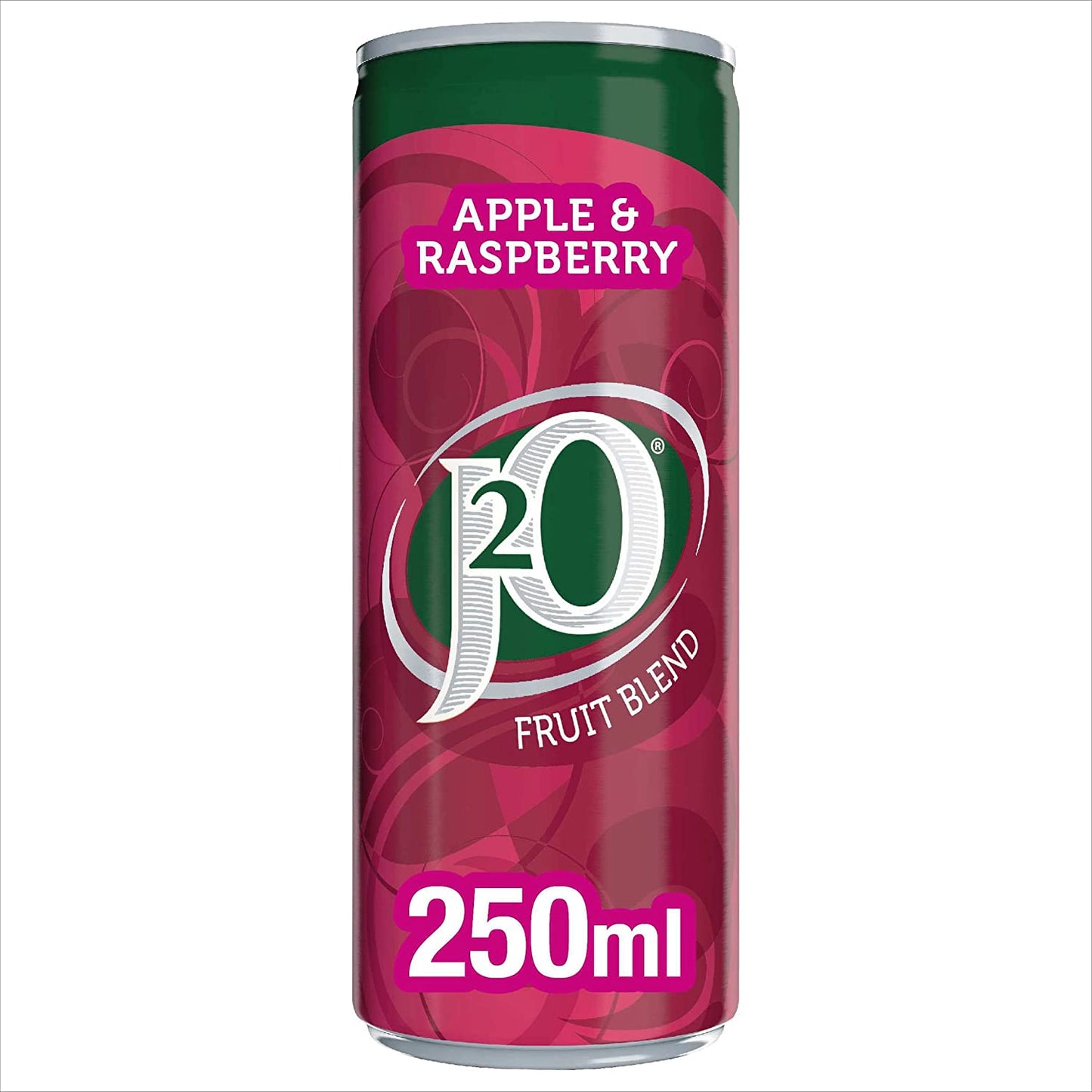 J2O Fruit Blend Juice Drink Low Calorie Apple and Raspberry 12 X 250ml Cans Clear Store