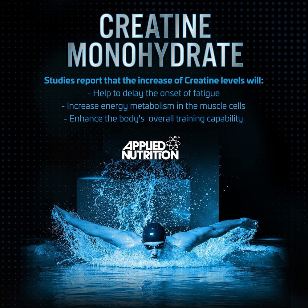 Creatine Monohydrate Micronized Powder, Increases Physical Performance 500g 100 Servings Clear Store