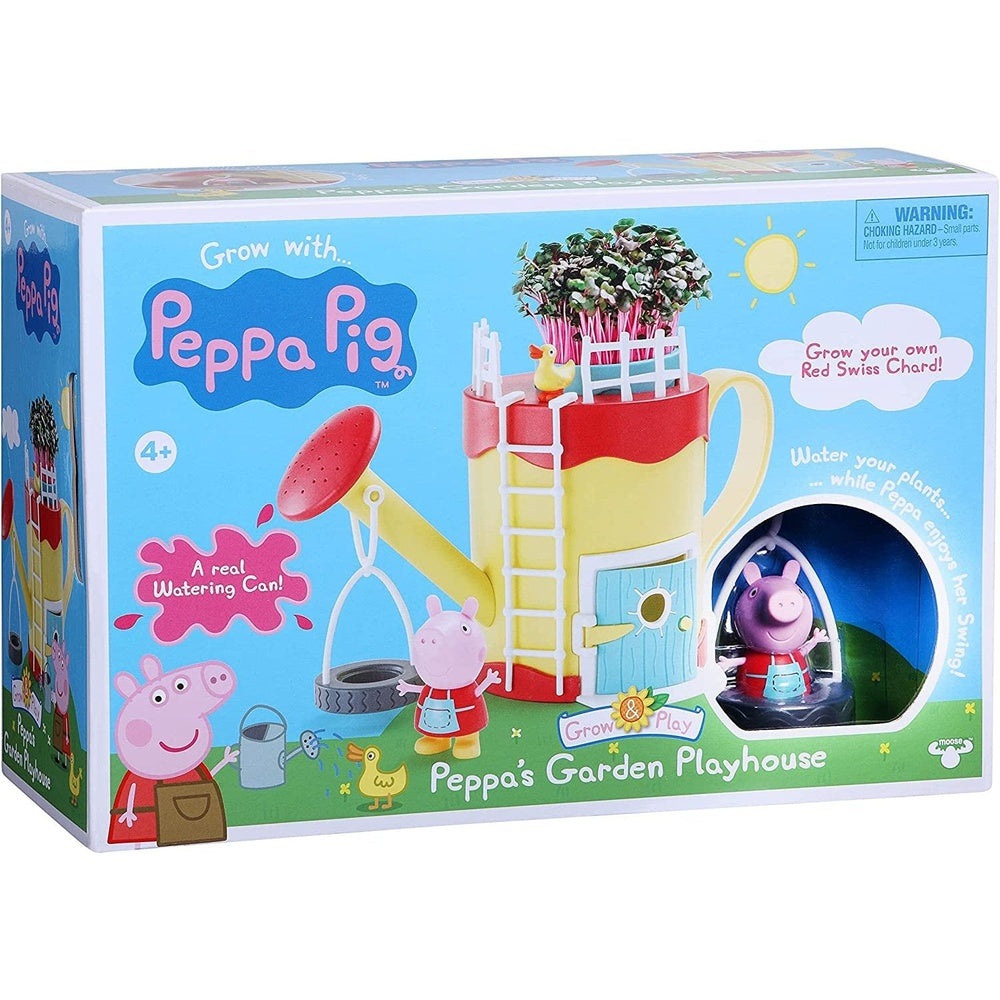 Peppa Pig PP201 Garden Playhouse Watering Can Grow & Play Set, Multicolor, 27.8 X 12.1 X 18.6 Cm