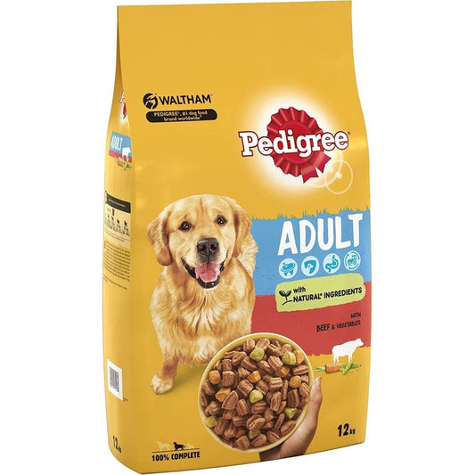 Vital Protection Adult - Dry Dog Food for Adult Dogs - with Beef and Vegetables - 12 Kg