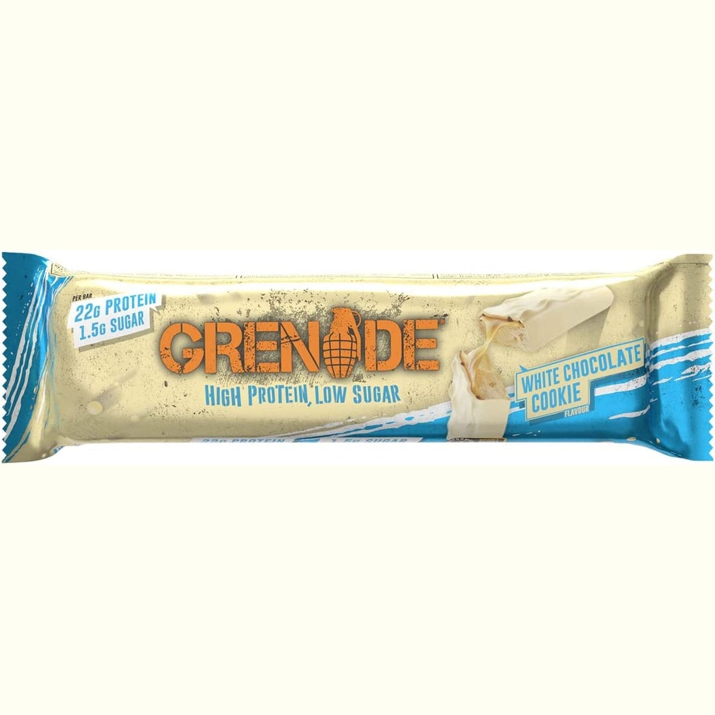 High Protein, Low Sugar Bar - White Chocolate Cookie, 12 X 60 G