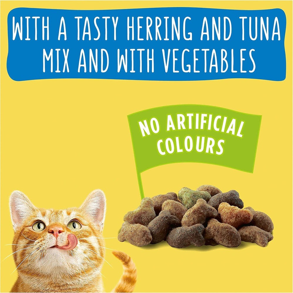 Purina GoCat Adult Tuna, Herring & Veg Dry Cat Food 10Kg Clear Store