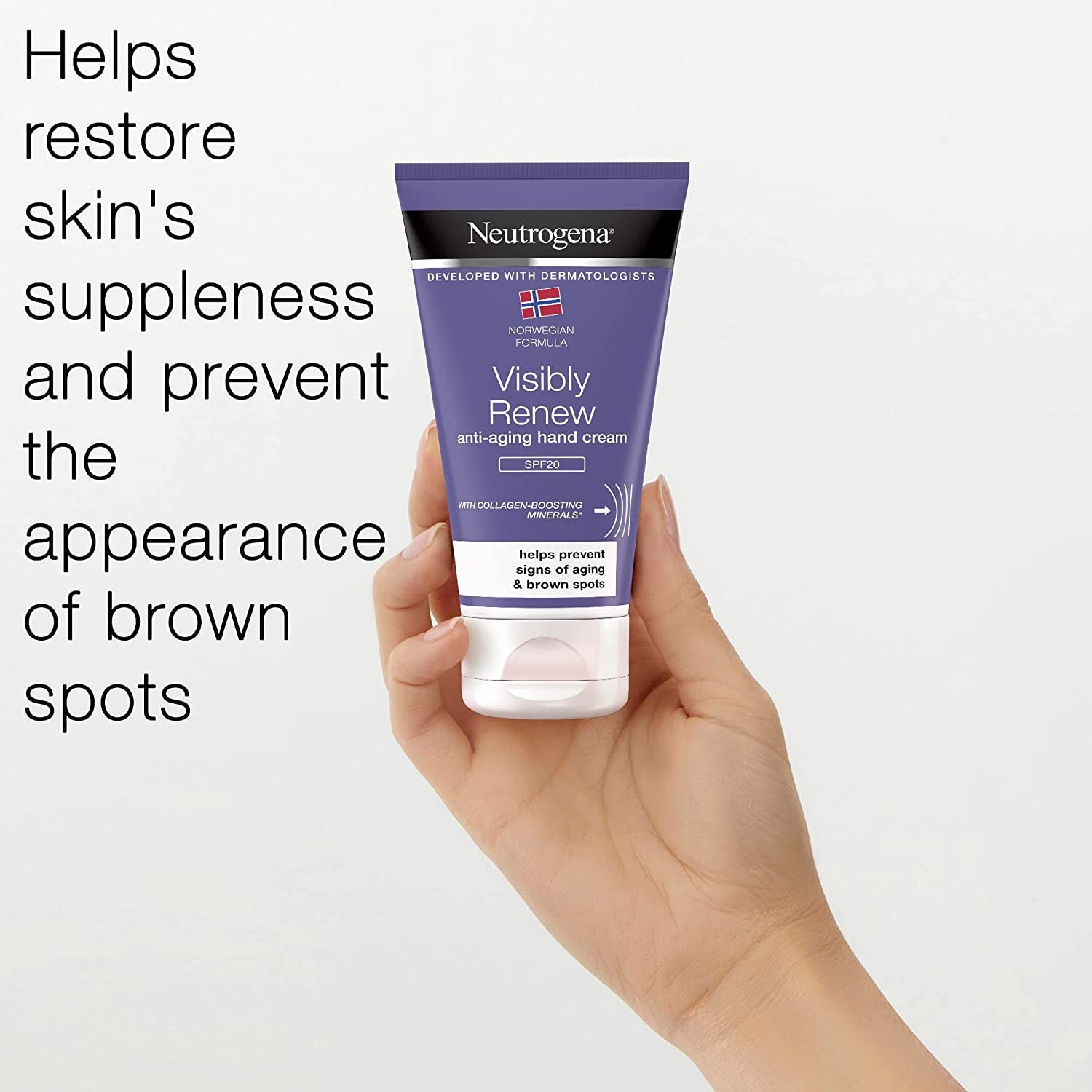 Norwegian Formula Visibly Renew Supple Touch Hand Cream SPF 20, 75 Ml