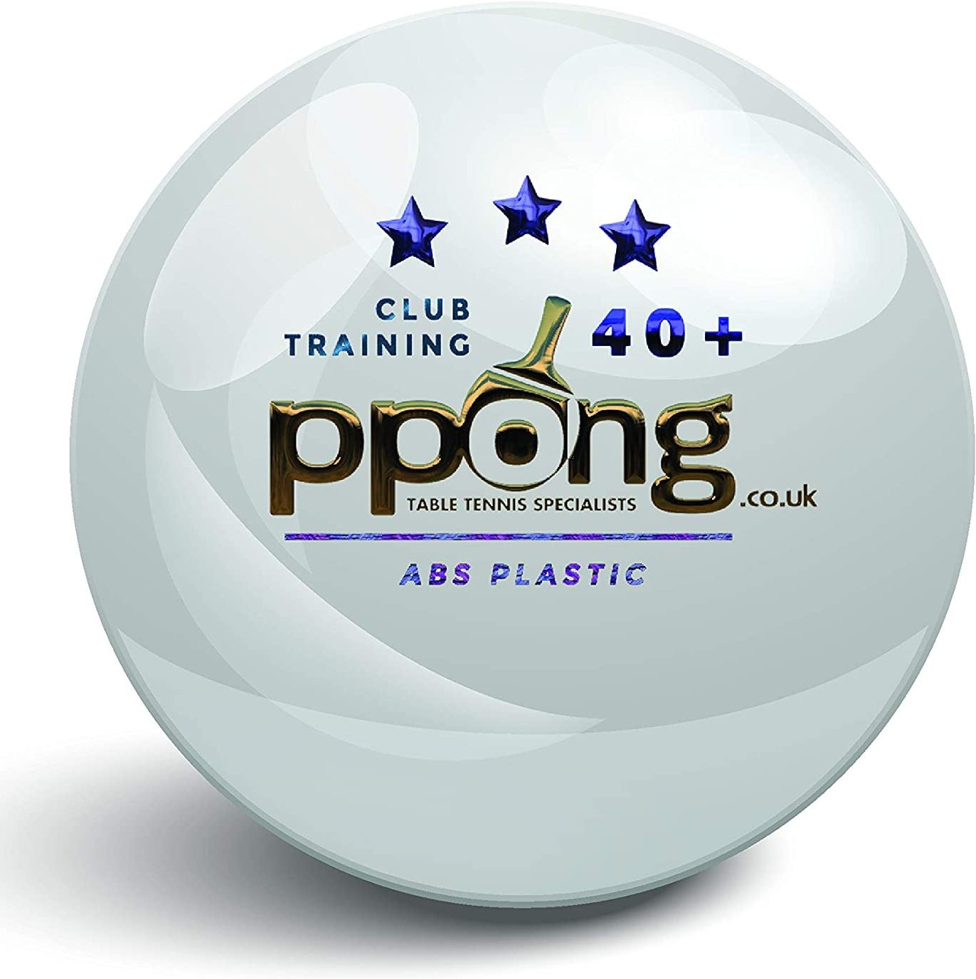 Ppong Ping Pong Balls High Performance Table Tennis, Suitable for Indoor and Outdoor Play - Available in 12 Pack White Sets Clear Store