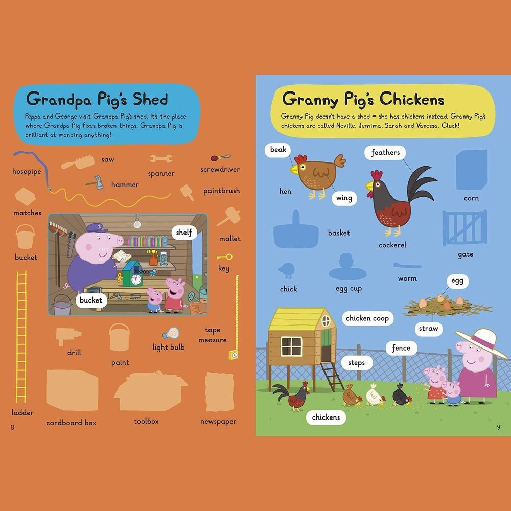 Peppa Pig: 1000 First Words Sticker Book