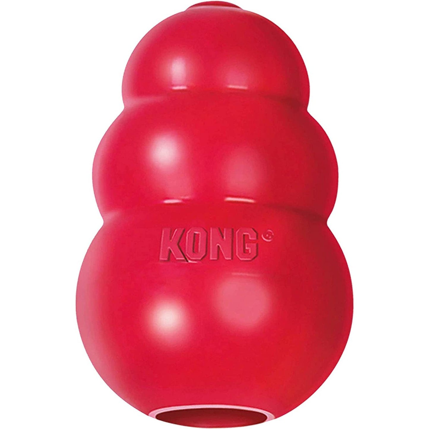 KONG  Classic Dog Toy  Durable Natural Rubber - Fun to Chew, Chase and Fetch Clear Store