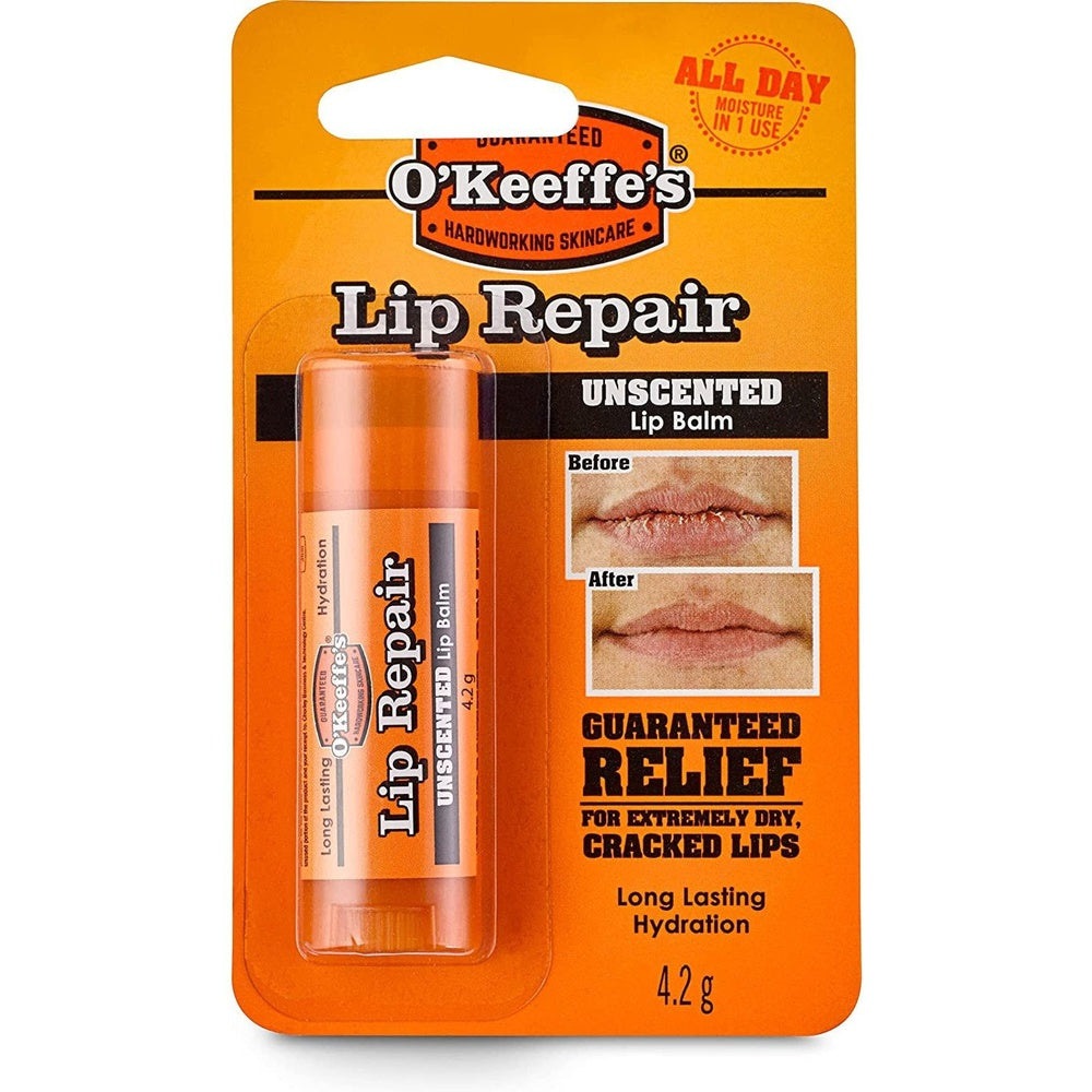 Lip Repair Unscented Lip Balm, 4.2G – for Extremely Dry, Cracked Lips | All-Day Moisture with 7 Moisturising Ingredients Clear Store