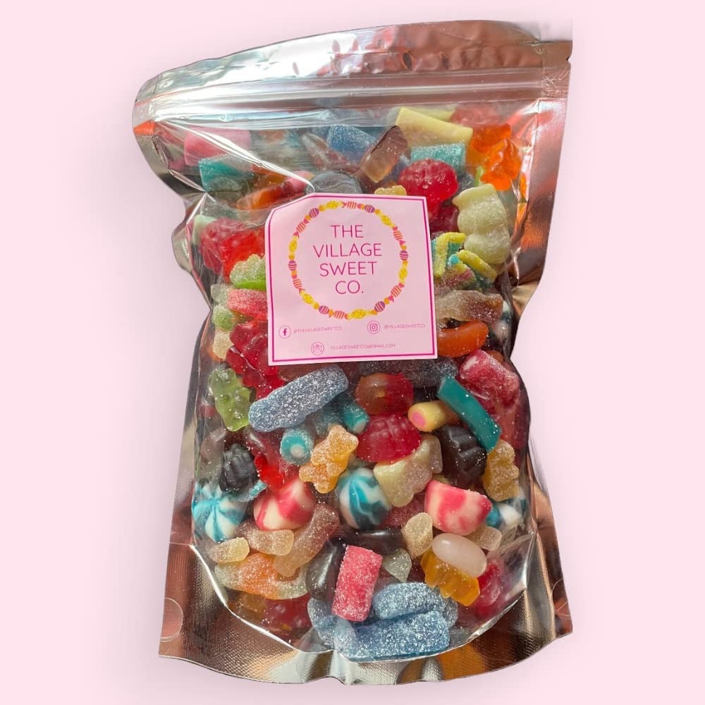 Pick & Mix Sweets 900G Resealable Pouch - Gummy, Jelly, Fizzy, Sour Pick N Mix from