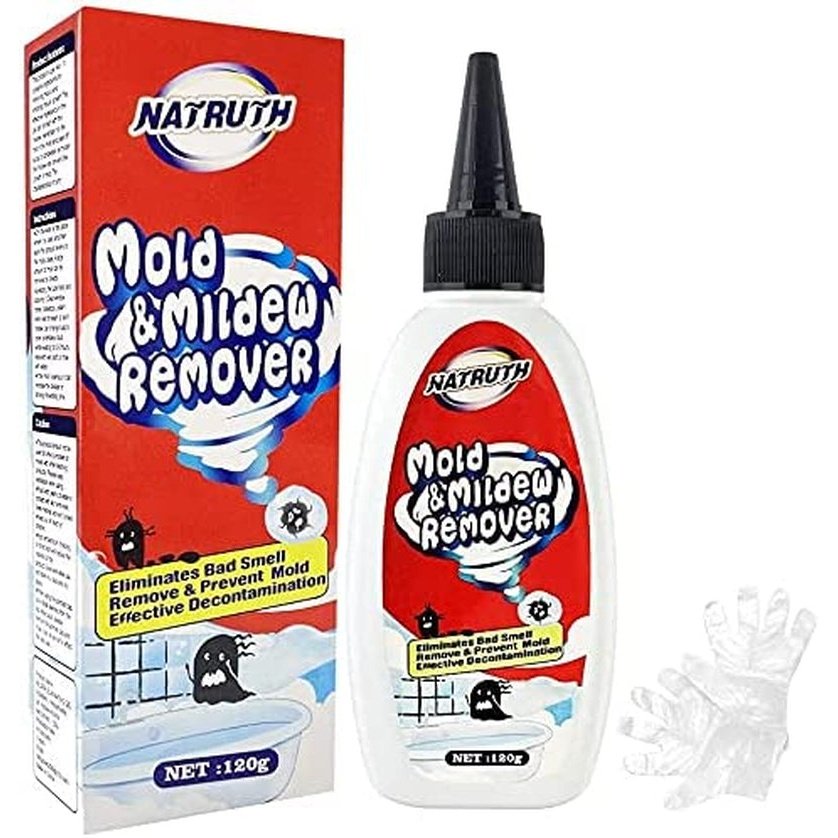 Mold Remover Gel, Gentle Household Gel, Remover Mildew, Remover Wall Mold Cleaner, Remover Black Mould, 120G