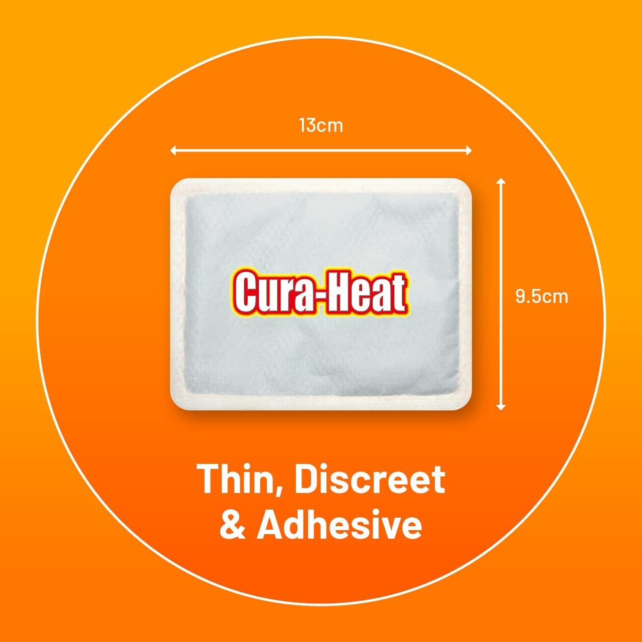 Cura-Heat Back and Shoulder Pain Heat Patche 7 Patches Clear Store