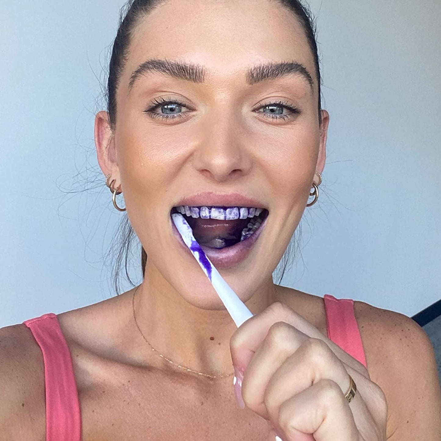 V34 Colour Corrector, Purple Teeth Whitening, Tooth Stain Removal, Purple Toothpaste, Colour Correcting Tooth Stains,  V34,  Colour Corrector, Tooth Colour Corrector Clear Store