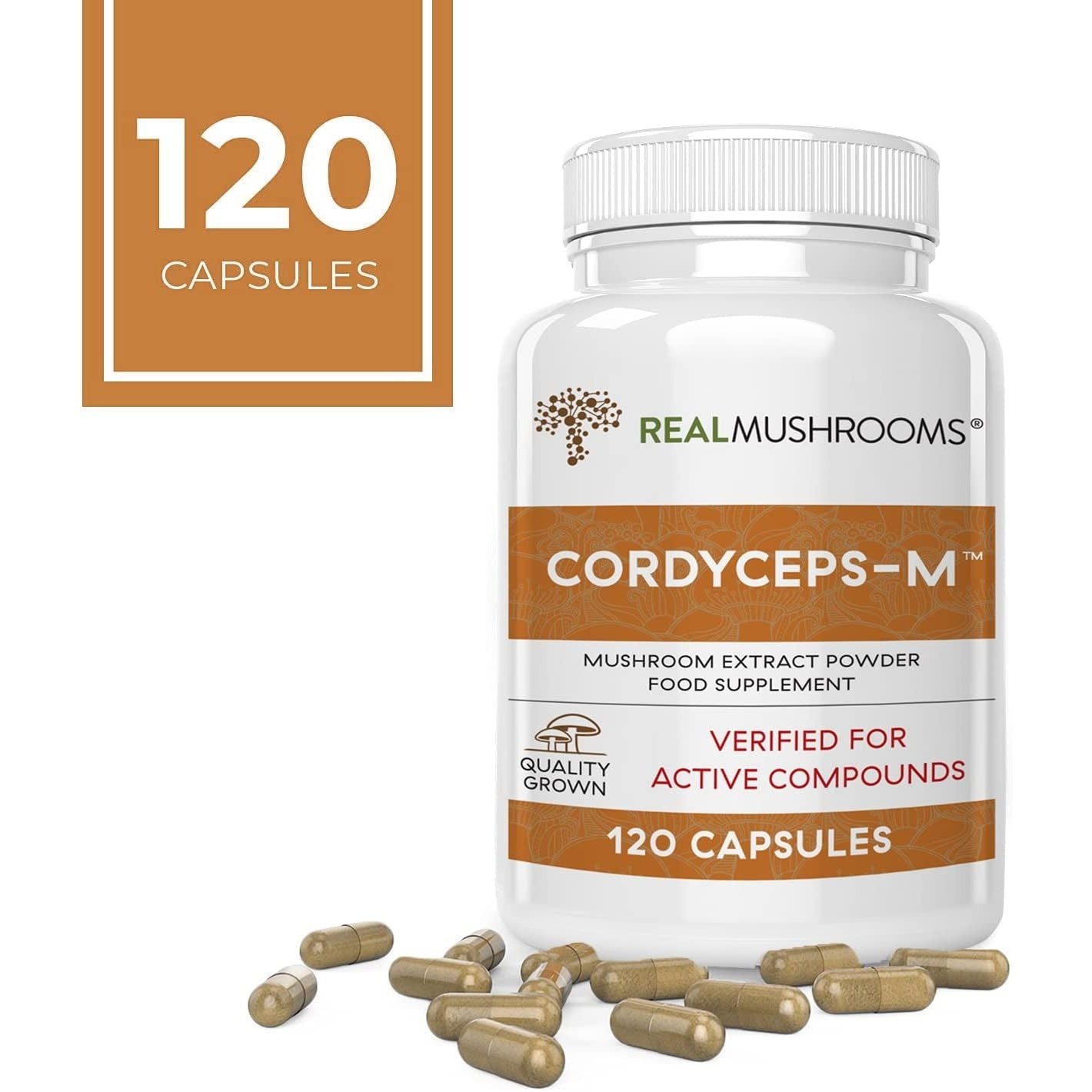 Cordyceps Performance Mushroom Improve Energy and Endurance 120Cap Clear Store