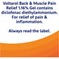 Voltarol Back & Muscle Pain Relief 1.16% Gel with No Mess Applicator, 100 G Clear Store