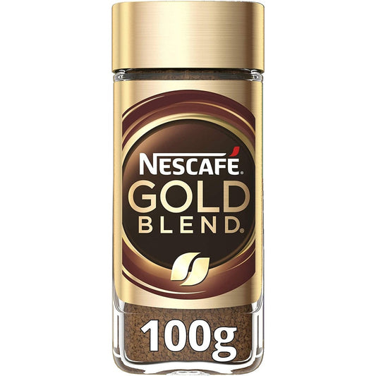 Nescafe GOLD Blend Instant Coffee 100G (Pack of 12) Clear Store