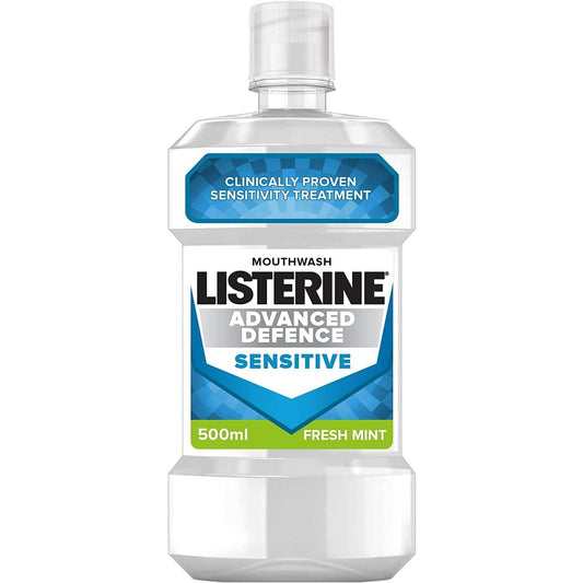 Listerine Advanced Defence Sensitive Mouthwash, 500 Ml Clear Store