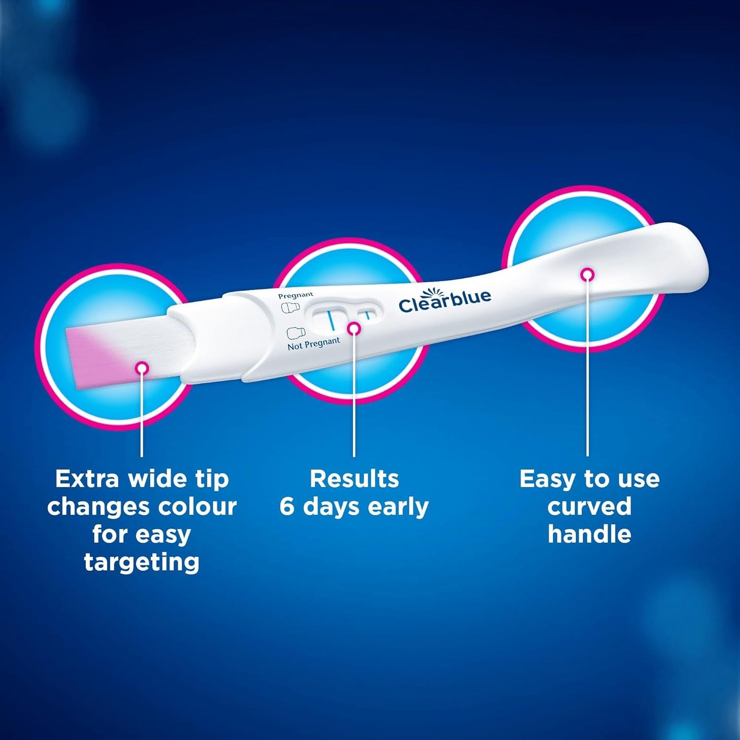 Pregnancy Test Ultra Early Triple-Check & Date Combo Pack, Results 6 Days Early (Visual Sticks) & Tells You How Many Weeks (Digital Stick), Kit of 3 Tests (1 Digital, 2 Visual)