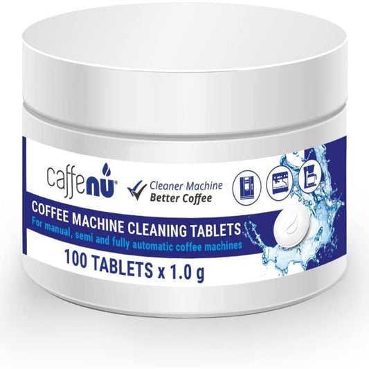 | Coffee Machine Cleaner Tablets | 100 X 1.0G Tablets | Coffee Machine Cleaning Tablets Used Every 100 Cups | Auto, Filter & Espresso Machine Cleaning Tablets | Used with Descaling Clear Store