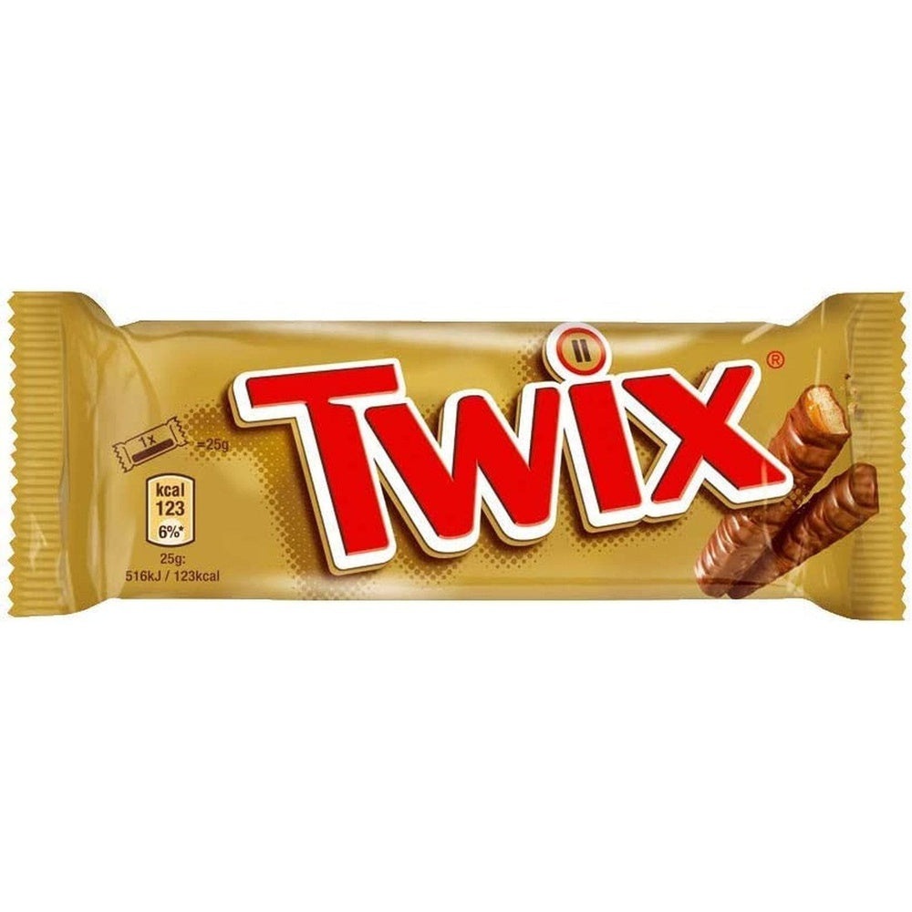 Twix Twin Chocolate Standard Bar - 50 G X Pack of 32 Clear Store