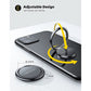 Phone Ring Holder, Handy Finger Ring Stand - Universal Grip 360 Adjustable Mobile Phone Loop  - Black Clear Store