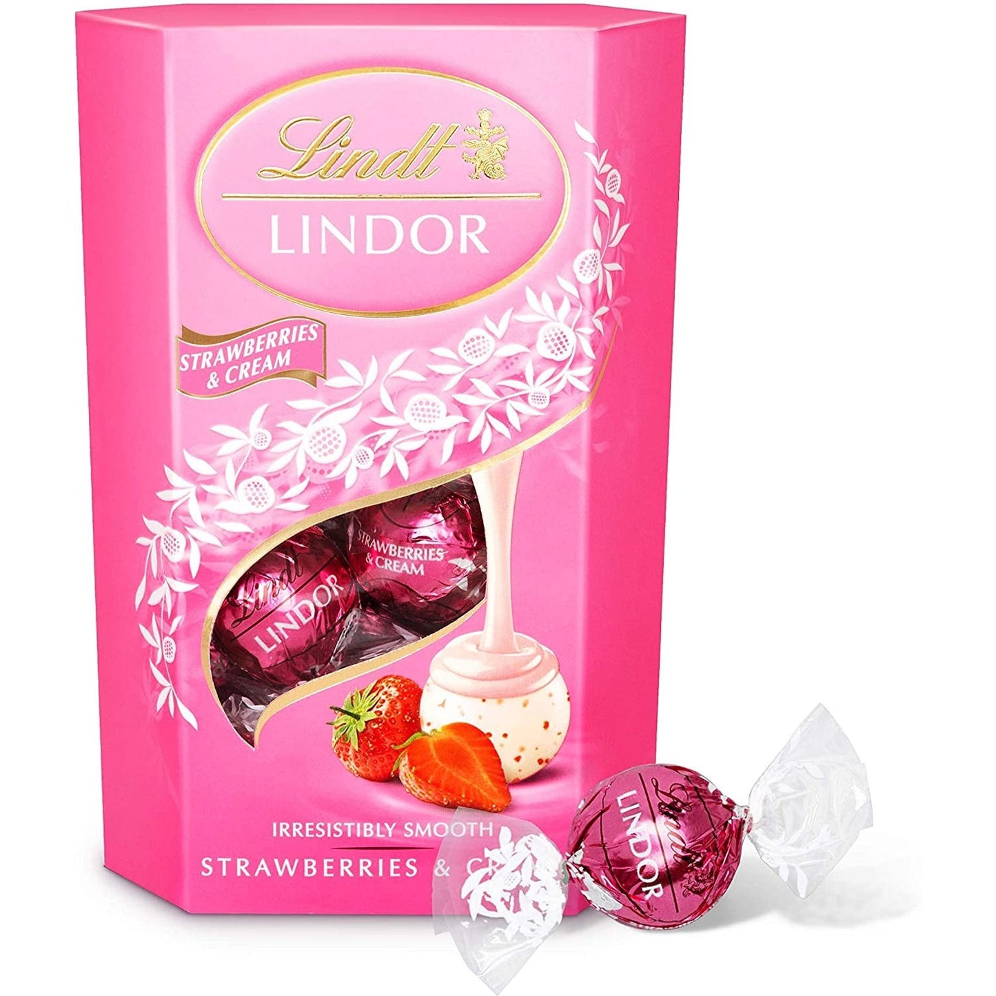 Lindor Strawberries & Cream 200G Clear Store