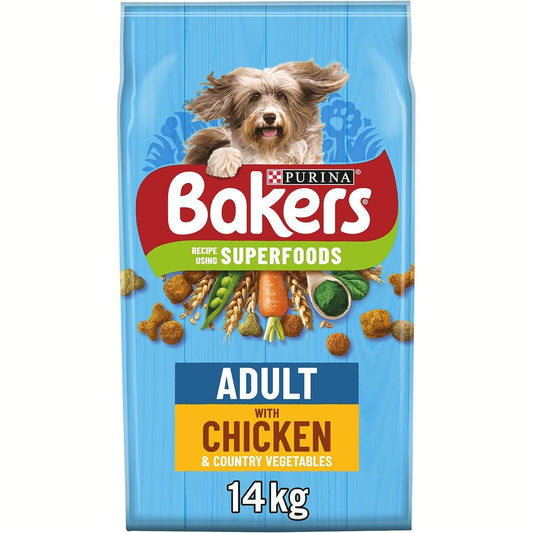 Superfoods Adult Chicken with Vegetables Dry Dog Food 14Kg