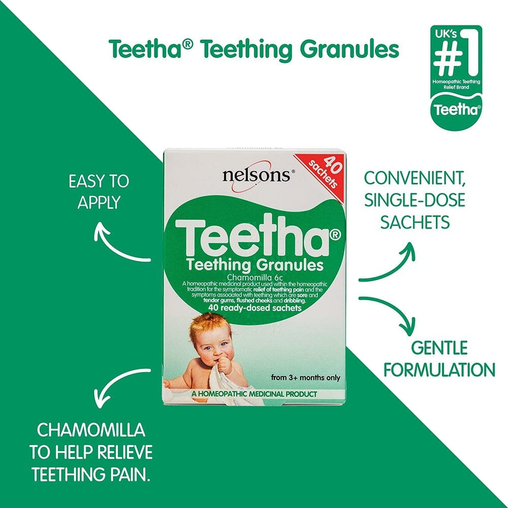 Baby Teetha Teething Granules 40 Sachets Clear Store