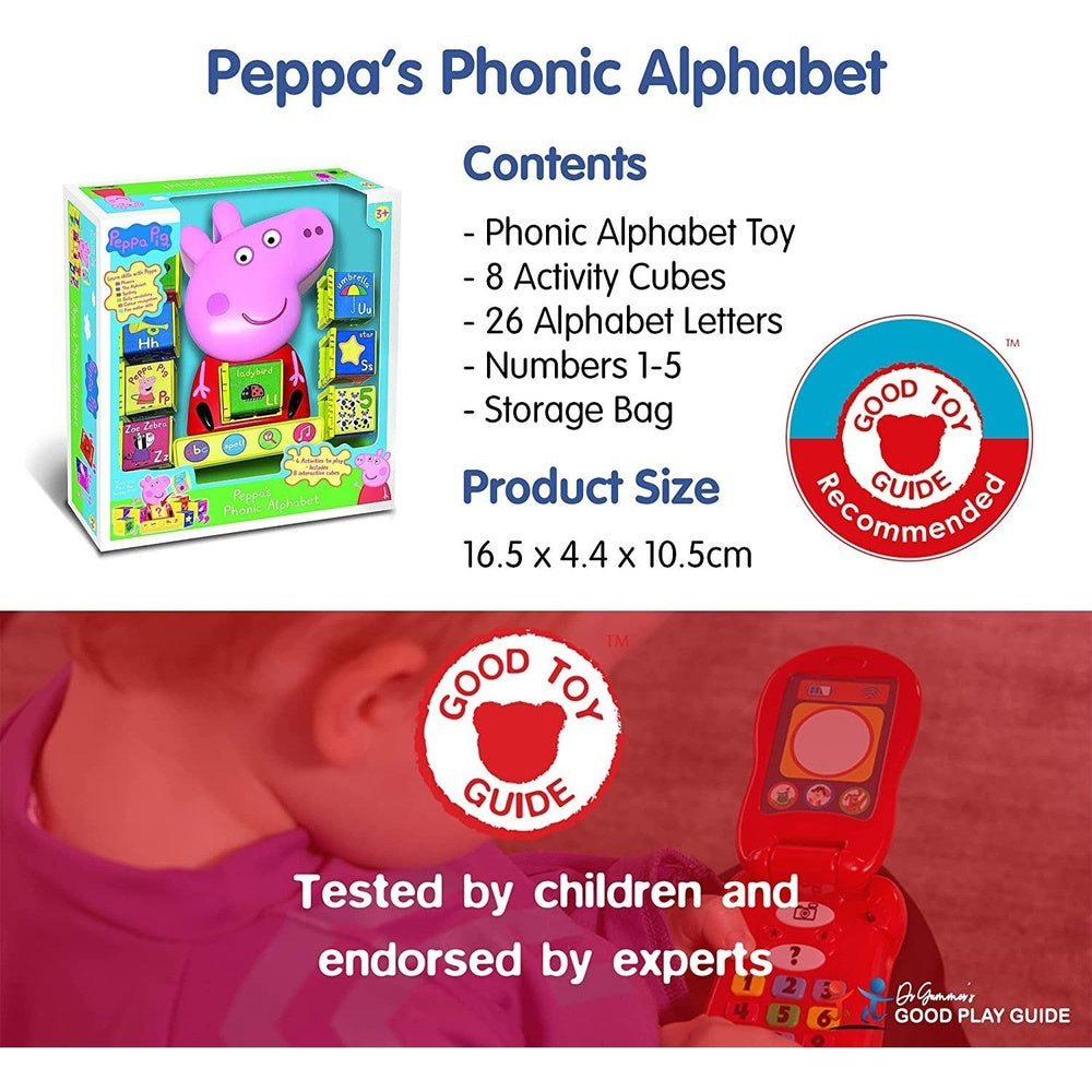 Peppa Pig Alphabet Toy for Kids,Interactive Learning & Child Development Toy Clear Store