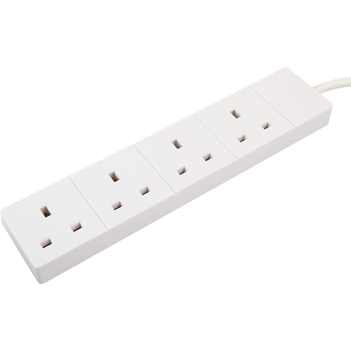 PL09181 2M 4 Gang Extension Lead - White