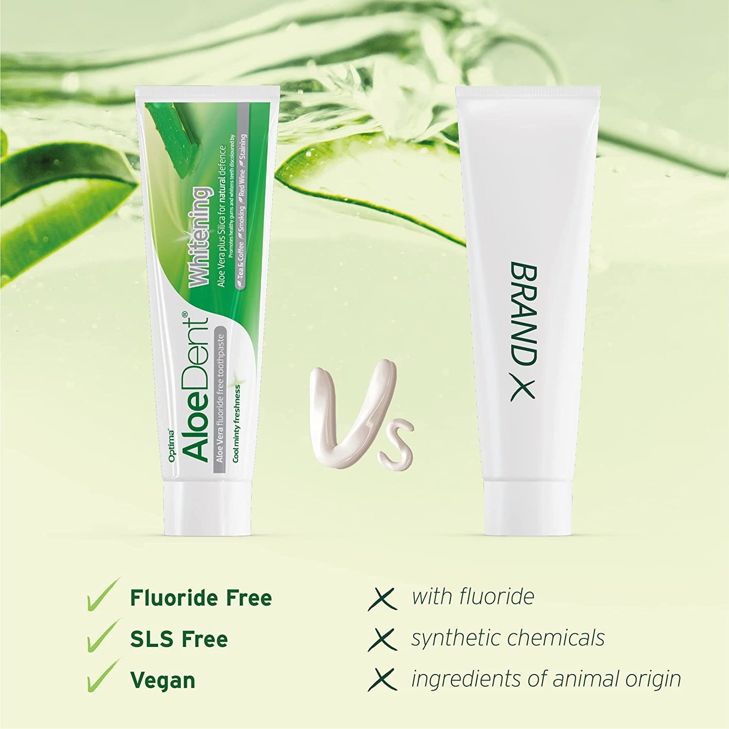 Aloedent, Whitening Aloe Vera Toothpaste 100ml Clear Store