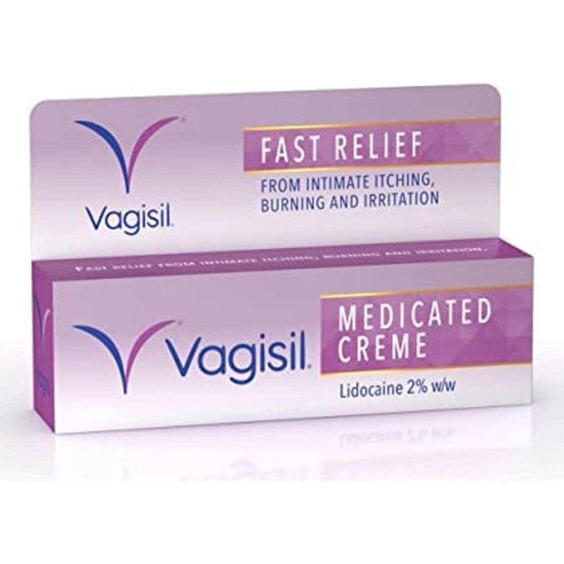 VAGISIL Medicated Crème, Fast Relief from Intimate Itch, Burning & Irritation, 30 G Clear Store