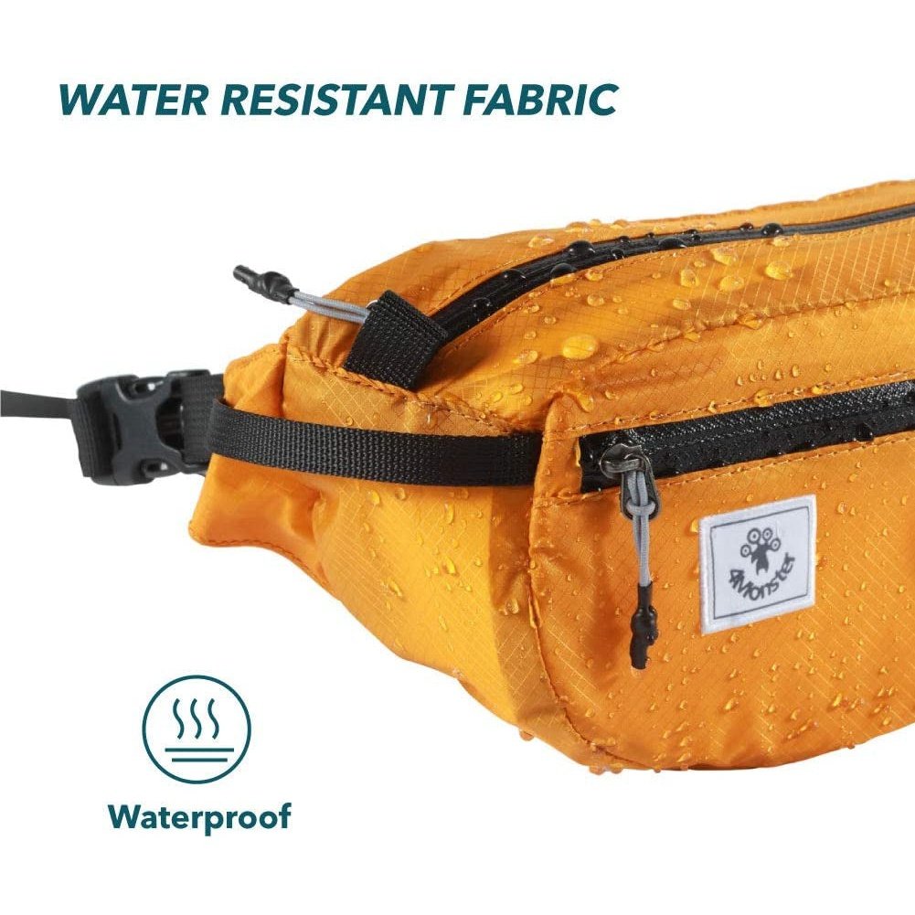 Foldable Waist Bum Bag with Adjustable Strap, Portable Bum Bag Super Lightweight, Water Resistant for Outdoor Clear Store