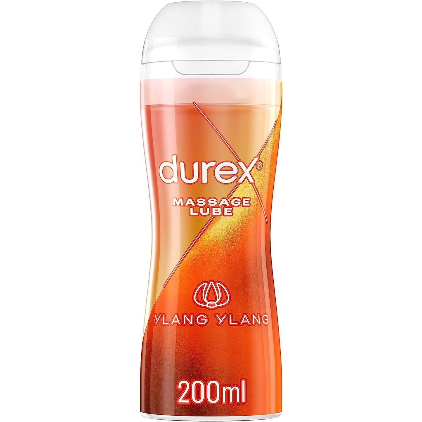 Durex 2 in 1 Massage Lube, Ylang Ylang, Lube for Men & Women Pleasure, 200Ml Each, Sensual Formula, Water Based Lube