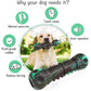 Dog Toys, Indestructible Tough Squeaky Dog Chew Toy for Aggressive Chewers Dog Toothbrush Dental Care Clear Store